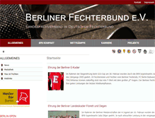 Tablet Screenshot of berliner-fechterbund.de